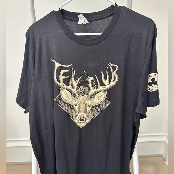 Pearl Jam Other - Pearl Jam Ten Club T-Shirt 2020 Black Size Large